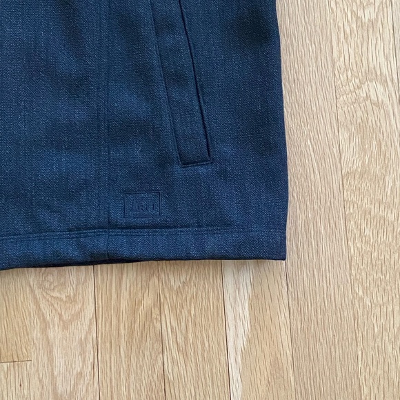 REI Mens Charcoal Gray Wool Blend Full Zip Jacket/Pockets /Adjustable Hem/ XXL - Picture 5 of 15